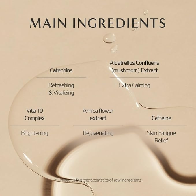 Chill Down Gel Eye Mask 60ea (30pairs) - Cooling Hydrogel Eye Patch with Catechins, Arnica Flower, Vitamins, Caffeine for Relieving Tired Eye Area, Brightening, Reducing Eye Bags, Puffy Eye-BrightBean Baby