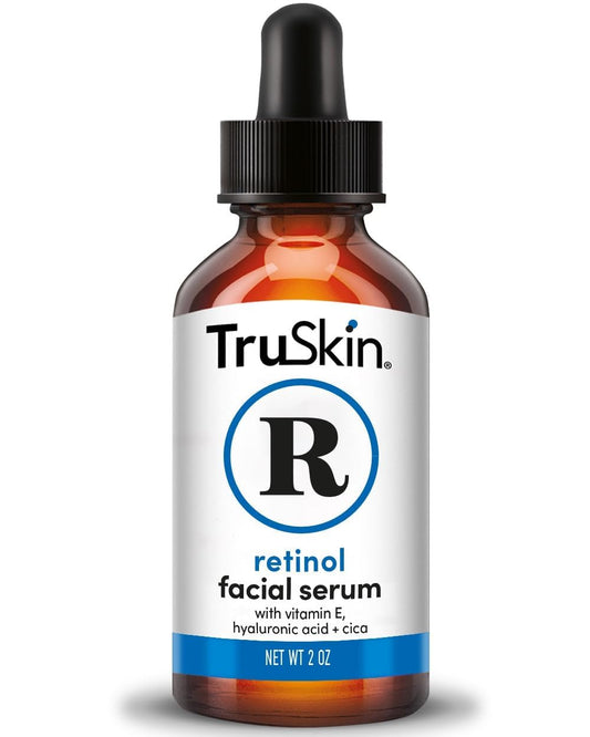 TruSkin Retinol Serum for Face – Gentle Anti-Aging Serum with Retinol, Hyaluronic Acid, and Vitamin E for a More Youthful Feel – Skin Care Made to Improve Look of Fine Lines, Wrinkles, 2 fl oz-BrightBean Baby