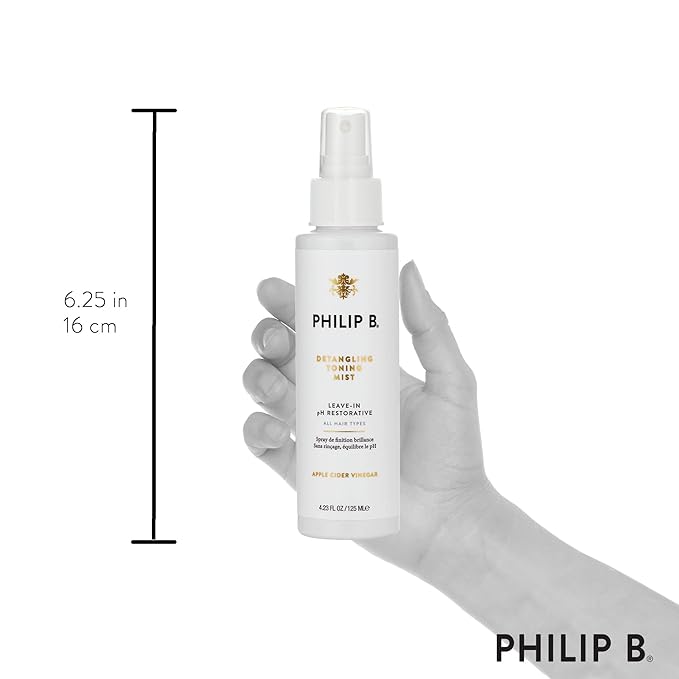 PHILIP B Detangling Toning Mist pH Restorative 4.23 oz. (125 ml) | Un-Tease Tangles, Leaves Hair Glossy, Smooth and Frizz-Free-BrightBean Baby