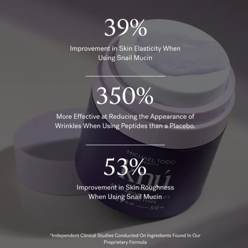 MICHAEL TODD Beauty KNU Cream – Face Lifting, Brightening & Tightening Cream – For Moisturizing & Rejuvenating – With Bakuchiol, Peptides & Snail Secretion – For All Skin Types – 1.68 fl oz/50 mL-BrightBean Baby