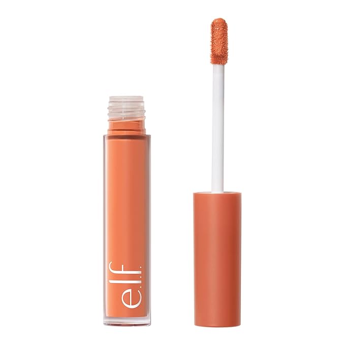 e.l.f. Camo Color Corrector, Hydrating & Long-Lasting Color Corrector For Camouflaging Discoloration, Dullness & Redness, Vegan & Cruelty-Free, Orange-BrightBean Baby