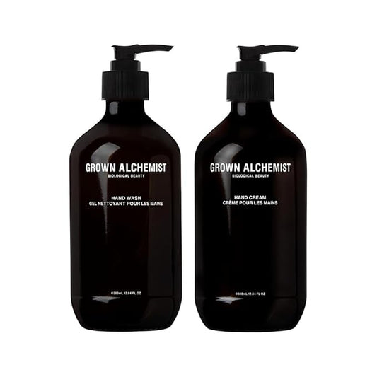 Grown Alchemist Hand Care Kit: Hand Wash & Hand Cream 500mL-BrightBean Baby