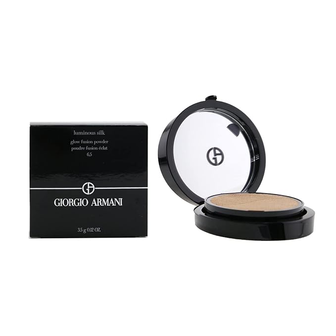 Giorgio Armani Luminous Silk Glow Fusion Powder - 6.5 Medium Natural Concealer Women 0.12 oz-BrightBean Baby