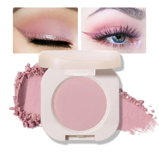 Single Nude Pink Matte Eyeshadow,Bright Intense Monochrome Eye Shadow,Apply Makeup Easily,Matte Pressed Powder Single Eyeshadow,24 Hour Eye Makeup Longwear Waterproof-BrightBean Baby