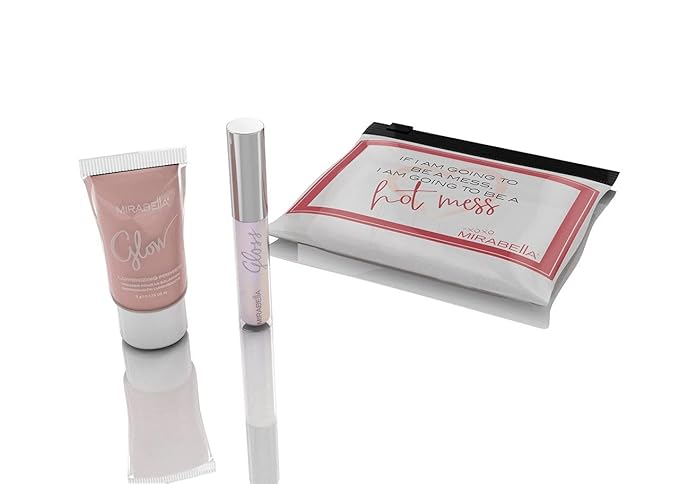 Mirabella Beauty You Glow Girl Gift Set - Mini Lip Gloss and Luminizing Facial Primer Gift Set-BrightBean Baby