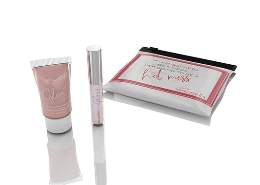 Mirabella Beauty You Glow Girl Gift Set - Mini Lip Gloss and Luminizing Facial Primer Gift Set-BrightBean Baby