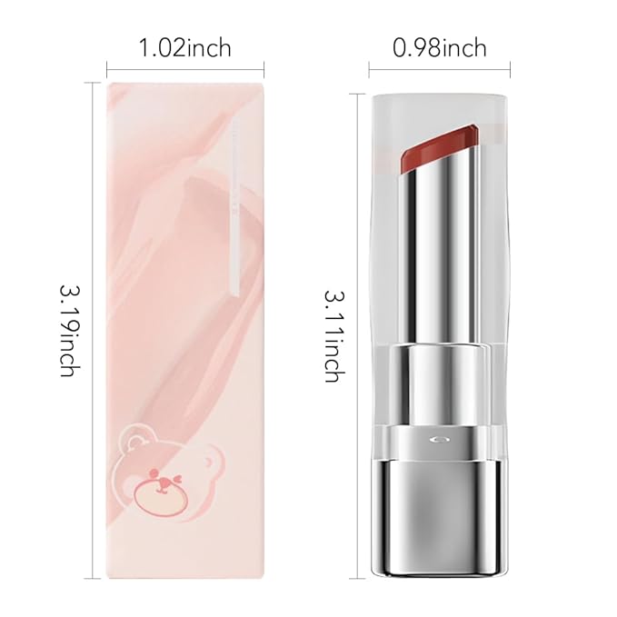 1Pcs Tinted Lip Balm Moisturizing Lipstick – Cool Plum Red Sheer Hydrating Lip Color for Dry Lips – Nourishing Lip Balm for All Women with a Subtle Natural Scent (S04 Winter)-BrightBean Baby