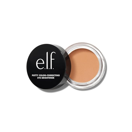 e.l.f. Putty Color-Correcting Eye Brightener, Under-eye Brightener & Primer Reduces Appearance Of Dark Circles, Vegan & Cruelty-Free, Light/Medium-BrightBean Baby