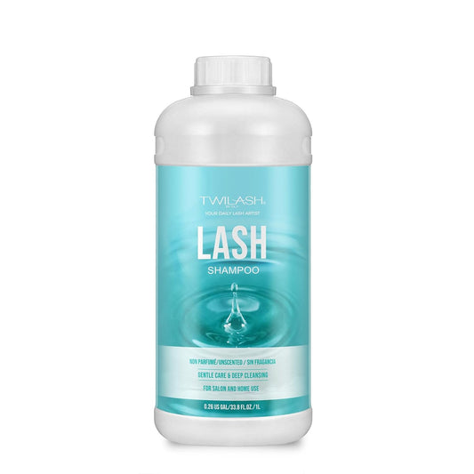 Lash Shampoo Bulk, Eyelash Cleanser for Extensions 1 Liter, Safe Makeup Remover, Non-irritating or Burning Formula Eyelid Foaming Cleanser for Professional Salon and Home Use (Unscented-1L)-BrightBean Baby