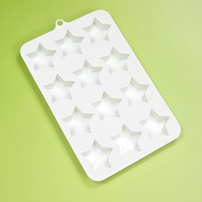 mostsom Silicone Mold Savarin Chocolate Molds Star Mountain Mousse Cake Mold DIY Bakeware Molds (C_8.88x5.48x0.8 inch)