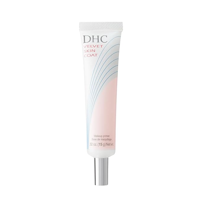 DHC Velvet Skin Coat, Mattifying Makeup Primer, Powder-Gel Formula, Minimizes look of pores, fine lines, and Imperfections, All skin types, Fragrance and Colorant Free, 0.52 oz. Net wt-BrightBean Baby