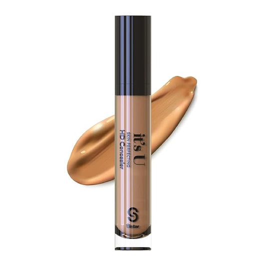 Sistar it's U Skin Perfecting HD Concealer Full Coverage Lightweight Long Lasting Correcting Liquid Contour Cover Masker Makeup 5 ml / 0.17 fl. oz (Tan)-BrightBean Baby