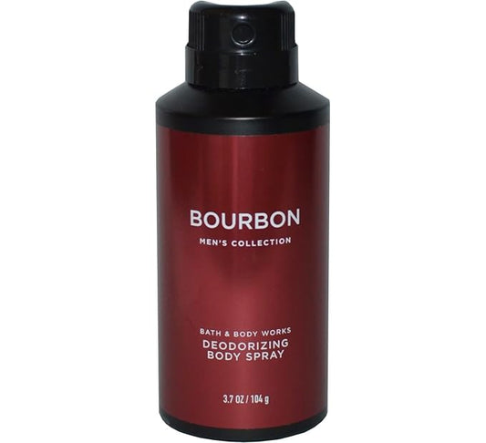 Bath and Body Works Bourbon Men's Deodorizing Body Spray 3.7 Ounce-BrightBean Baby