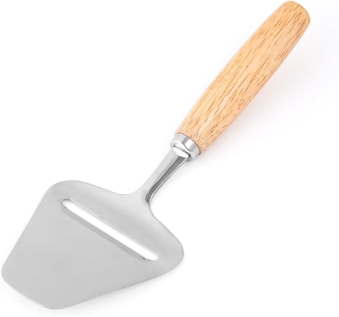 Fox Run Cheese Slicer, 8" Stainless Steel Cheese Plane With Wood Handle