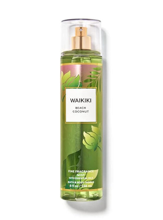 Bath & Body Works Waikiki Beach Coconut 8.0 oz Fine Fragrance Mist-BrightBean Baby