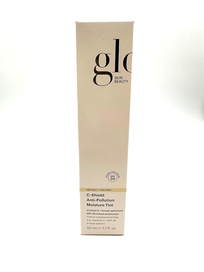 Glo Skin Beauty C-Shield Anti-Pollution Moisture Tint - Tinted Moisturizer With SPF 30 for Face, Broad Spectrum Protection & Vitamin C, 1.7 Oz (5W-Medium)-BrightBean Baby