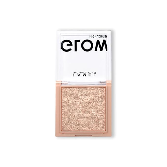 LAMEL Glow Highlighter: Face Make Up & Contour Palette in Deep, Vibrant Colors - Natural Shimmer - Compact Size & Perfect for Travel - Cruelty Free - 3.8gr/0.13 oz 402 (Sun)-BrightBean Baby