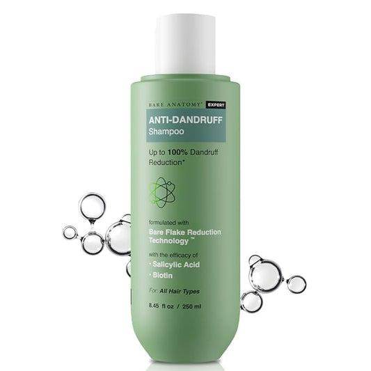 Bare Anatomy Expert Anti-Dandruff Shampoo Targets Oily Scalp And Sheds Dry Flakes Clears away dandruff flakes Relieves from excessive oil 8.4 Ounce-BrightBean Baby