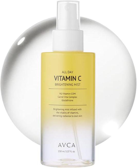 AVCA Vitamin C Face Mist – Hydrating & Brightening Spray for Glowing Skin (5.07oz)-BrightBean Baby