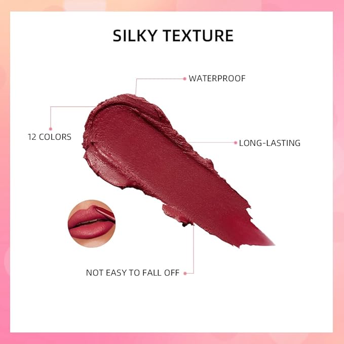 ibcccndc 6PCS Lip Liner and Lipstick Set - High Pigmented Creamy Matte Lip Liner Pencil Set for Girls and Women, Lip Makeup Gift Sets - Waterproof Formula (B)-BrightBean Baby