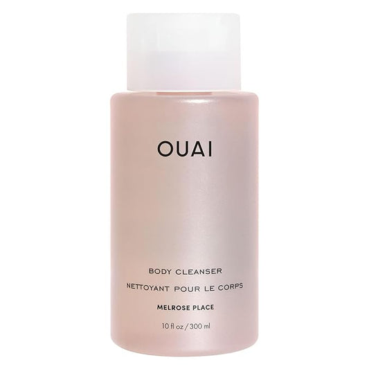 OUAI Body Cleanser, Melrose Place - Foaming Body Wash with Jojoba Oil and Rosehip Oil to Hydrate, Nurture, Balance and Soften Skin - Paraben, Phthalate and Sulfate Free Skin Care Products - 10 Oz-BrightBean Baby