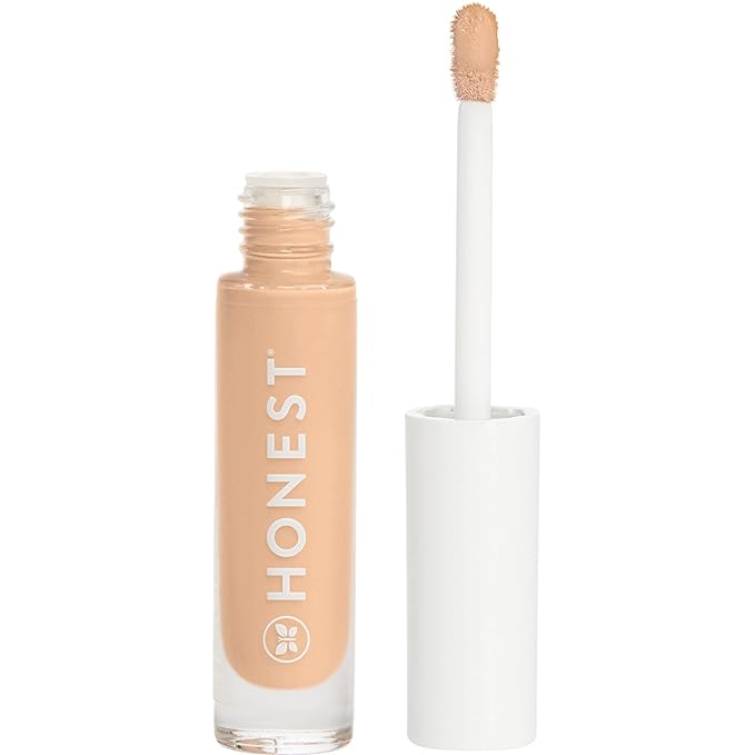 Honest Beauty Fresh Flex Concealer with Niacinamide + Vitamin E + Hyaluronic Acid | Vegan + Cruelty free | Cream, 0.17 fl oz-BrightBean Baby