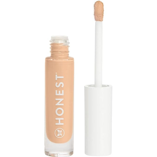 Honest Beauty Fresh Flex Concealer with Niacinamide + Vitamin E + Hyaluronic Acid | Vegan + Cruelty free | Cream, 0.17 fl oz-BrightBean Baby