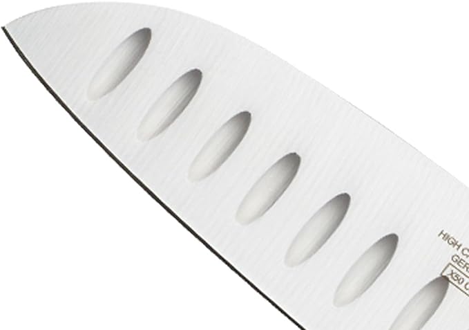 Mercer Culinary M20707 Genesis 7-Inch Santoku Knife,Black