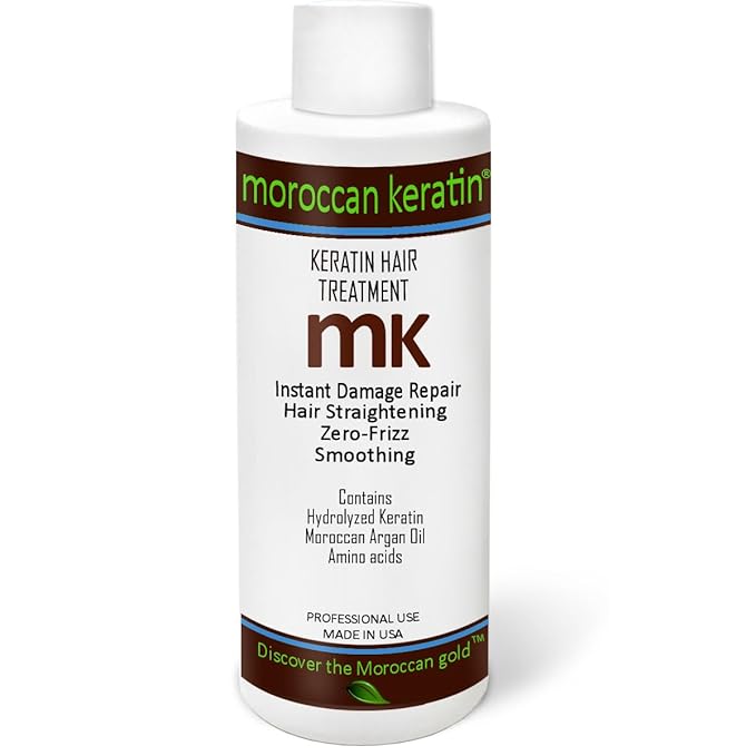 Brazilian Keratin Hair Treatment blowout Straightening Product Professional Grade Natural Organic Looking Results at Home or Salon (4oz Keratin)-BrightBean Baby