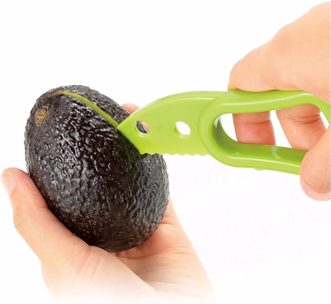 3 In 1 Avocado Slicer Tool: Avocado Peeler Slicer Tool, Avocado Knife, Avocado Cutter and Kitchen Gadgets for Pit Remover Fruit & Vegetable