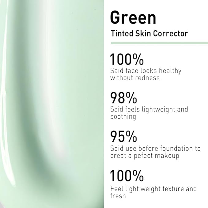 CATKIN Tinted Face Makeup Primer Base for Even Skin Tone, Color Neutralizing, Redness Reduction, Pore Blurring, Infused with Hyaluronic Acid, Soothing and Calming for Sensitive Skin-BrightBean Baby