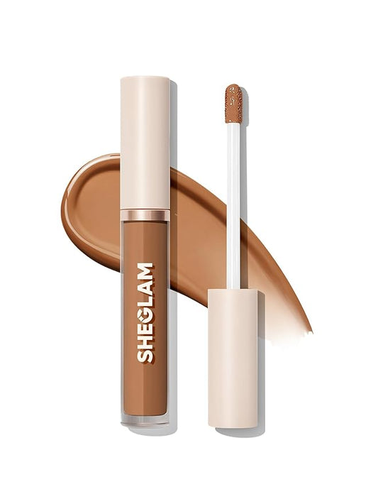 SHEGLAM 12HR Full Coverage Concealer Matte Finish Concealer Stick for Under Eye and Dark Circles - Earth-BrightBean Baby