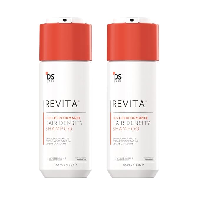 DS Labs Revita Shampoo – High-Performance Hair Density Shampoo, Volumizing & Thickening, Fuller, Healthier-Looking Hair, Sulfate & Silicone Free, For Men & Women, 205mL (Pack of 2)-BrightBean Baby