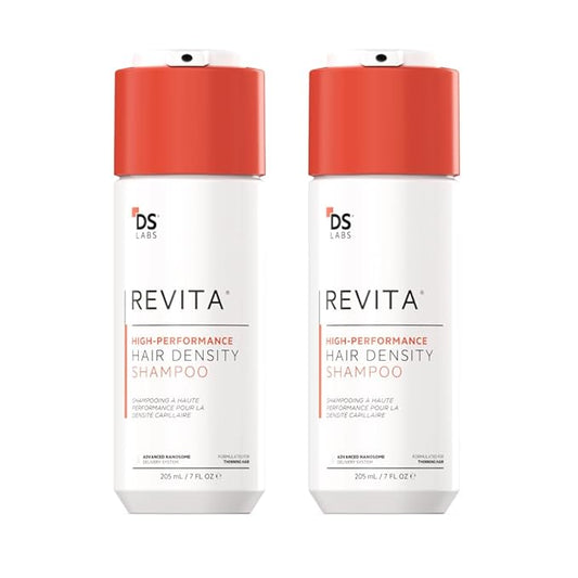 DS Labs Revita Shampoo – High-Performance Hair Density Shampoo, Volumizing & Thickening, Fuller, Healthier-Looking Hair, Sulfate & Silicone Free, For Men & Women, 205mL (Pack of 2)-BrightBean Baby