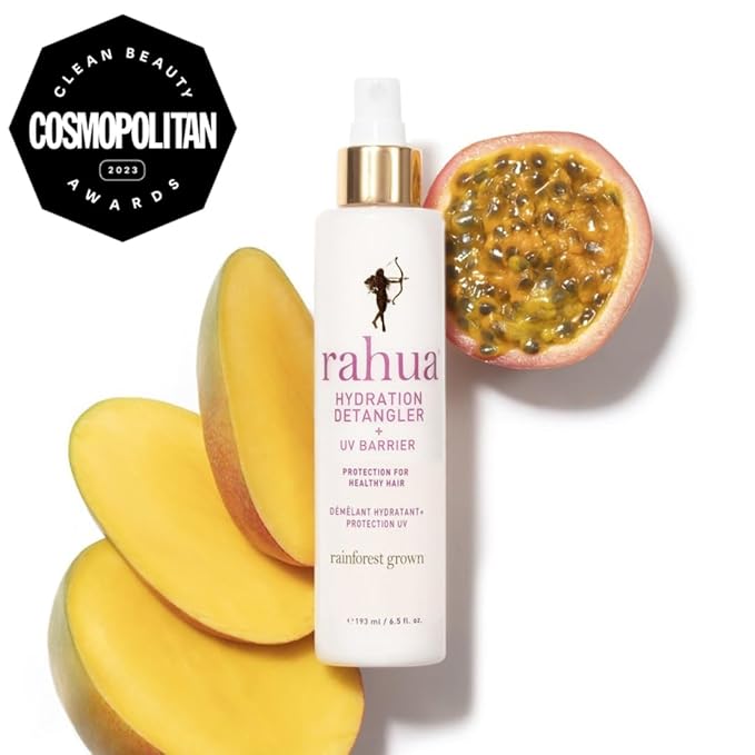 Rahua Hydration Detangler Spray + UV Barrier, 6.5 Fl Oz, Detangling Leave in Hair Care Softens Hair, Smooths Frizz, Supports Breakage & Damage, Conditioning for Brushable Shiny Hair, All Hair Types-BrightBean Baby