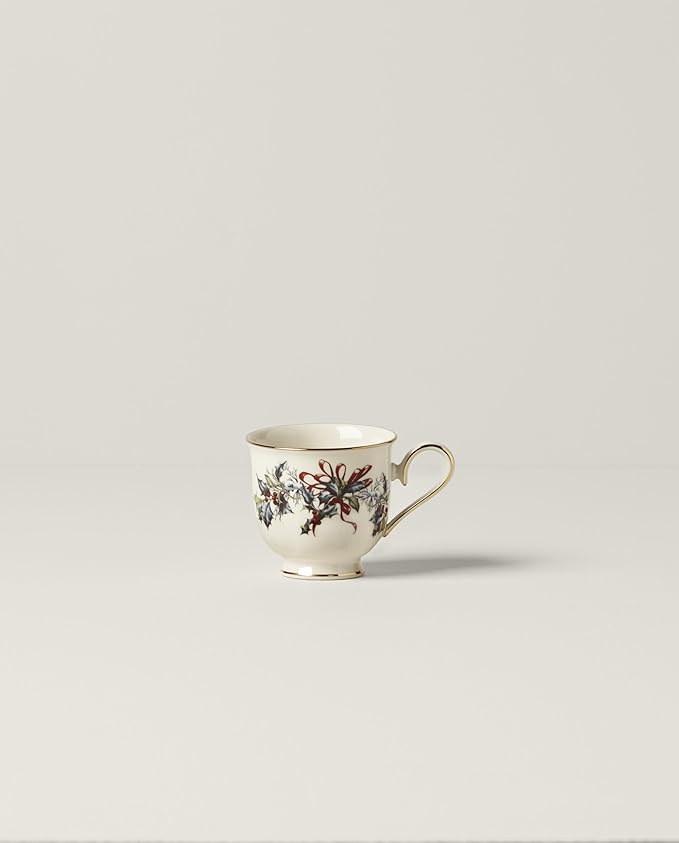 Lenox 185518032 Winter Greetings Teacup, Christmas & Holiday Drinkware