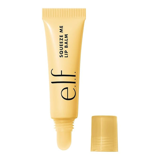 e.l.f. Squeeze Me Lip Balm, Moisturizing Lip Balm For A Sheer Tint Of Color, Infused With Hyaluronic Acid, Vegan & Cruelty-free, Vanilla Frosting-BrightBean Baby