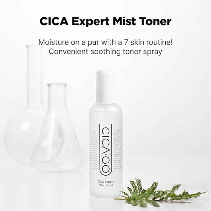 CICA Expert Mist Toner, Alcohol-Free Soothing Facial Mist for Sensitive Skin, Hydrating & Calming Korean Skin Care (5.07 fl.oz/150ml)-BrightBean Baby