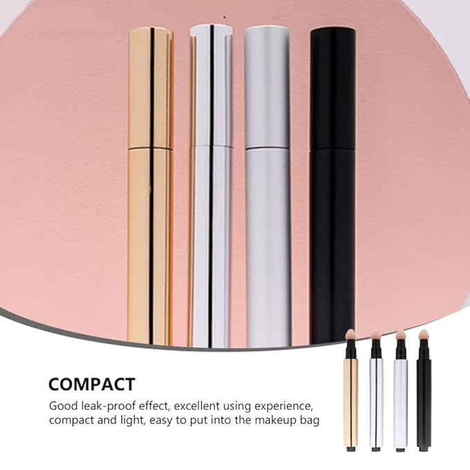 Beaupretty 4Pcs 3ml Empty DIY Cosmetics Tube Empty BB Cream Bottle Concealer Sub Tube Liquid Foundation Tube,-BrightBean Baby