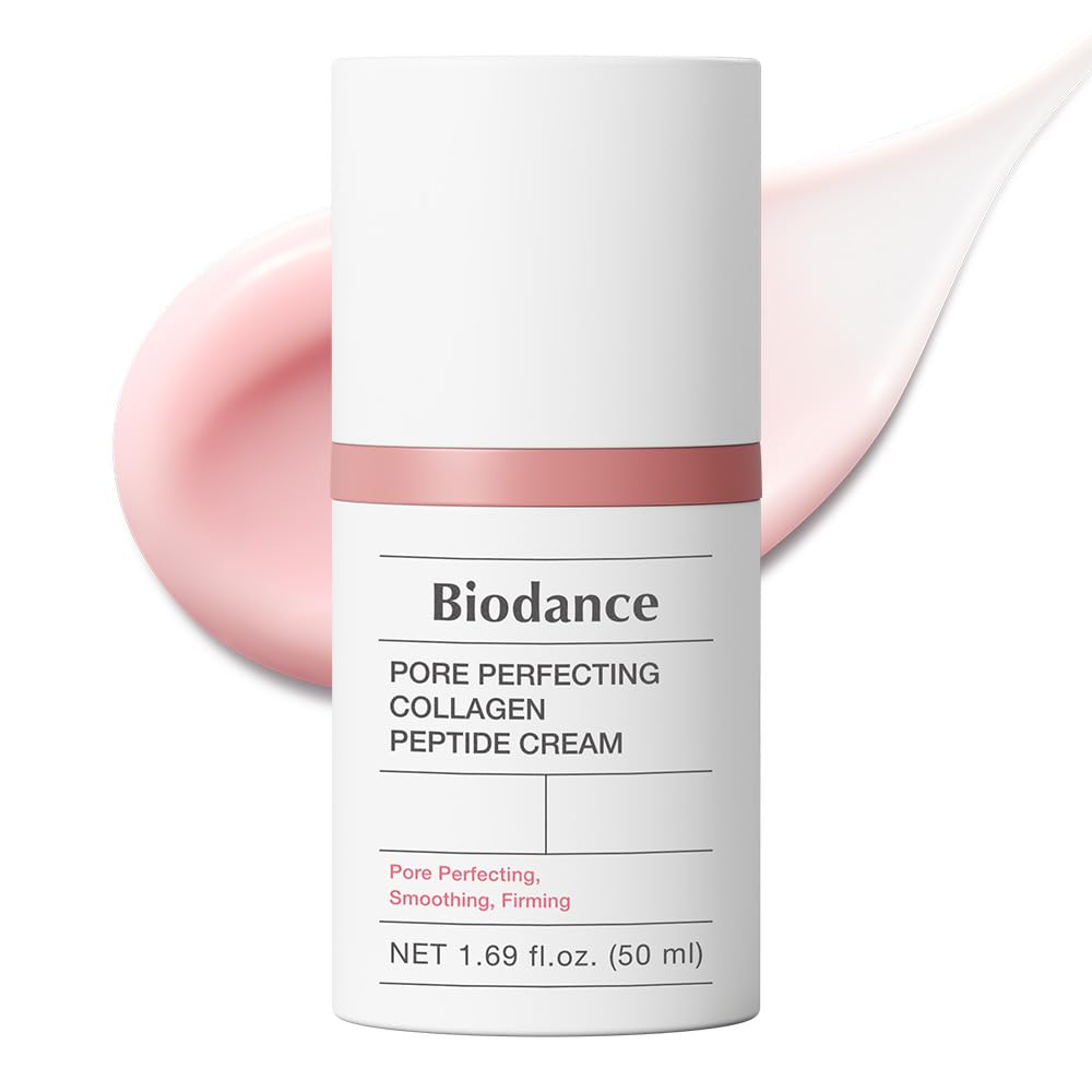 BIODANCE Pore Perfecting Collagen Peptide Cream, Hydrating, Plumping, Pore Care, Firming Facial Moisturizer, Korean Skincare | 1.69 fl.oz, 50ml-BrightBean Baby