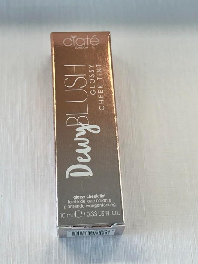 Ciaté London Dewy Blush Glossy Cheek Tint, Brightening Yuzu Extract, Detoxing Dragon Fruit Extract, Refreshing Fruit Scent, Coconut - 1-BrightBean Baby