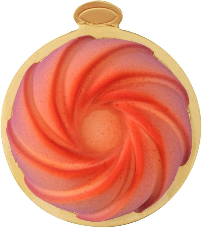 Pastry Tek 6 Cavities Mini Bundt Cake Pan, 1 Oven-Ready Mini Fluted Tube Cake Pan - Flexible, Freezable, White Silicone Baking Mold, Easy Release, For Baking Cupcakes or Donuts - Restaurantware