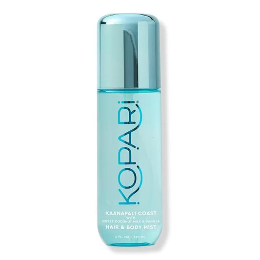 Kopari Hair & Body Mist Kaanapali Coast, Long-Lasting Clean Creamy Coconut Scent, Blend of Sweet Coconut Milk and Vanilla, Hints of Warm Spice, 4 oz-BrightBean Baby
