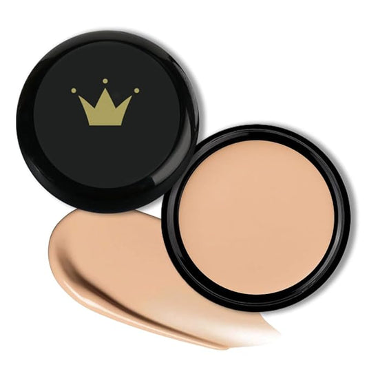 Kaely Color Correcting Concealer,Cream Pot Concealer Full Coverage,under Eye Concealer Palette for Conceals Dark Circles,Waterproof Foundation Face Makeup,05 Beige-BrightBean Baby
