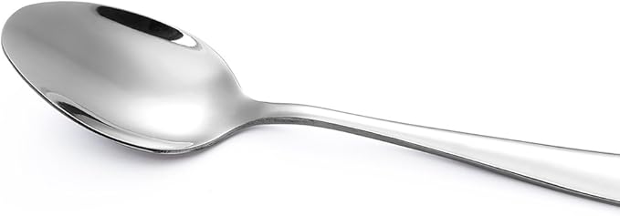 24-Piece Large Stainless Steel Dinner Spoons,8 Inches