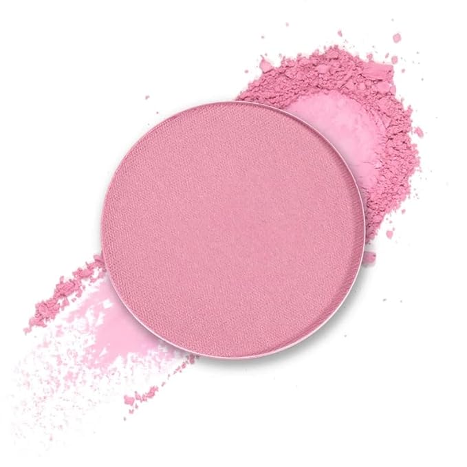 Besame Cosmetics - Touch of Pink Blush Refill, Pressed Powder Travel Compact Blush Refill-BrightBean Baby