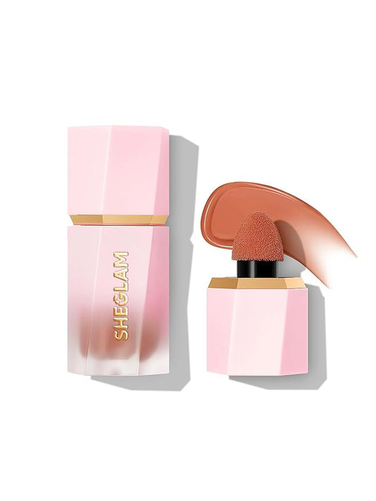 SHEGLAM Liquid Blush Makeup for Cheeks Matte Finish - Birthday Suit-BrightBean Baby