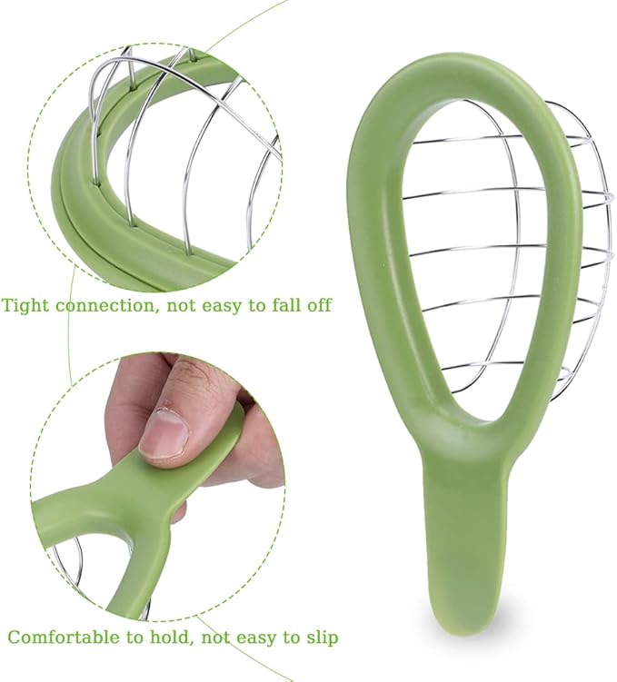 Watris Veiyi Avocado Cutter, Avocado Cube Maker, Fruit Avocado Slicer Tool, Cuber Dicer Tool, Cool Kitchen Gadgets, Stainless Steel Cutter Peeler Pitter