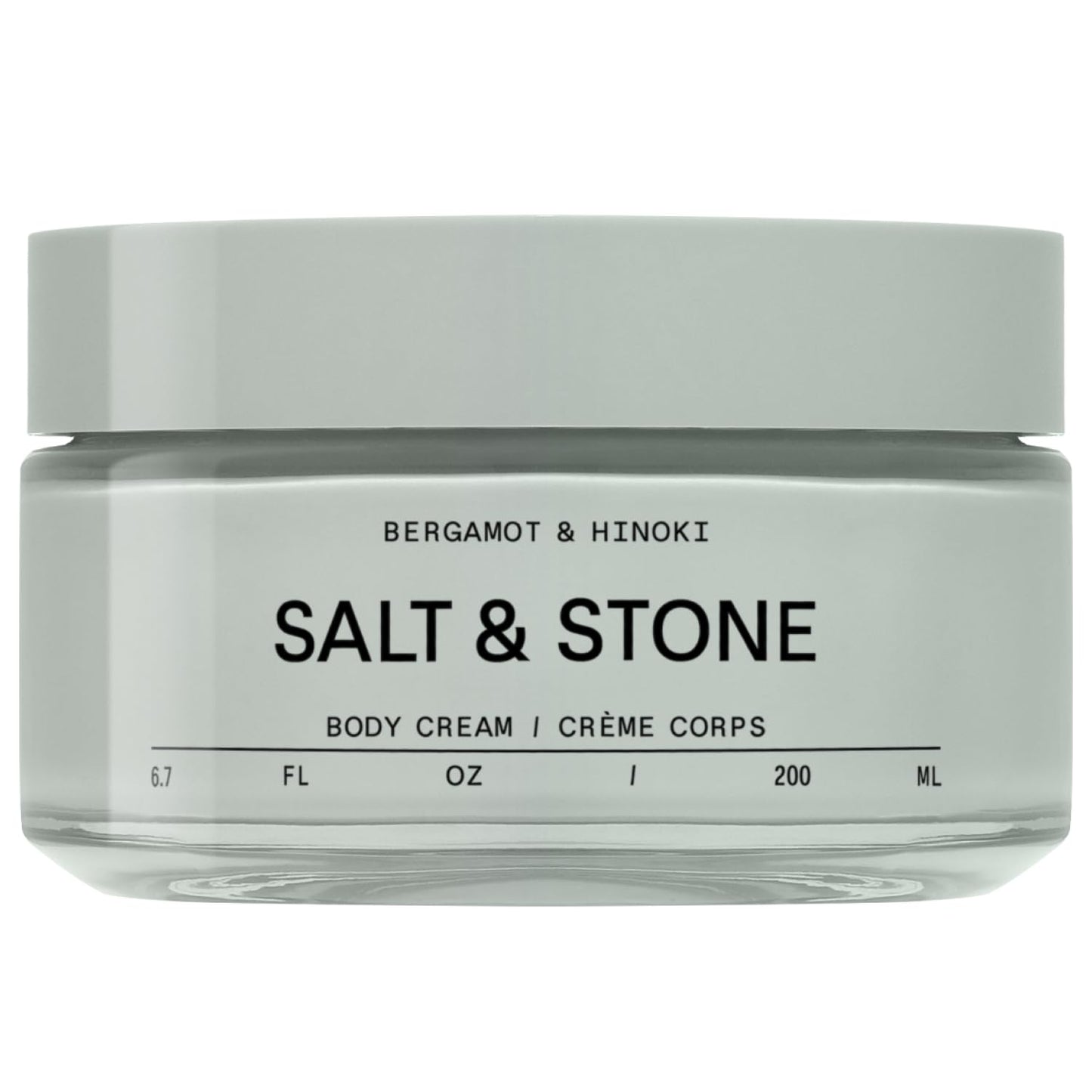 Salt & Stone Body Cream – Bergamot & Hinoki | Hydrating Formula with Seaweed Extracts, Spirulina & Squalane | Deep Hydration, Skin Barrier Repair & Healthy Glow | for all Skin Types (6.7 fl oz)-BrightBean Baby