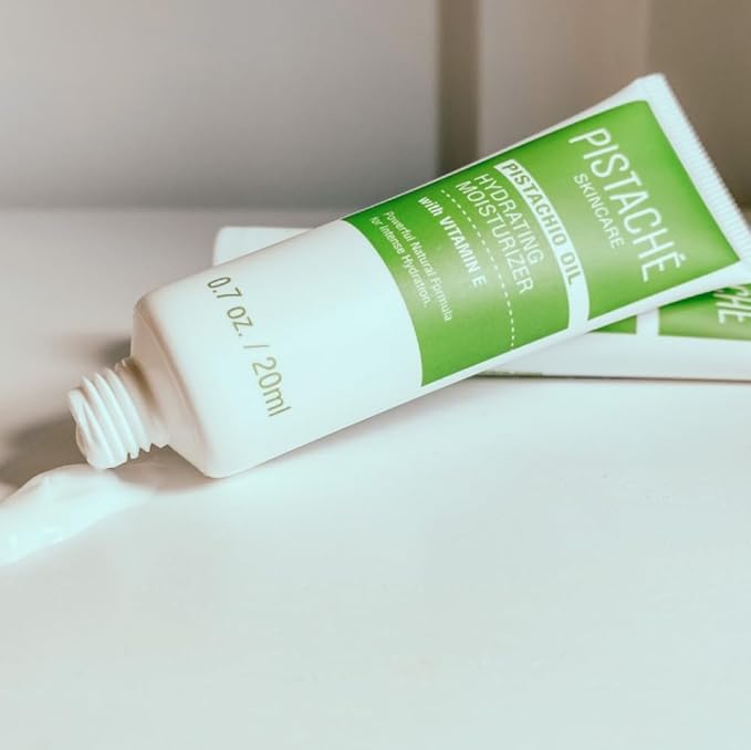Pistaché Skincare Pistachio Oil 5-Pc Mini Collection (Travel) + Body Butter, Hand Cream, Biscotti Perfume, Eye Cream & Face Moisturizer + Hydrates and Nourishes + Vitamin E + Antioxidant Protection-BrightBean Baby